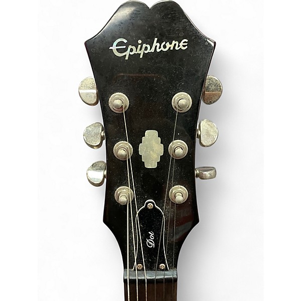 Used Epiphone Dot Candy Apple Red Hollow Body Electric Guitar