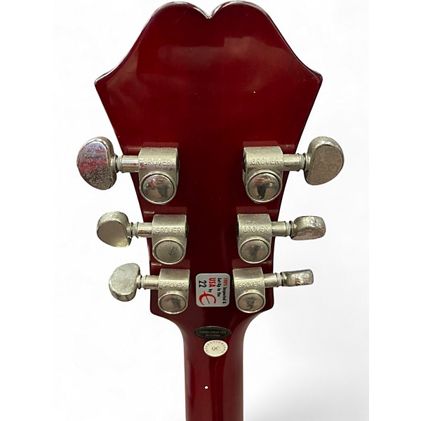 Used Epiphone Dot Candy Apple Red Hollow Body Electric Guitar