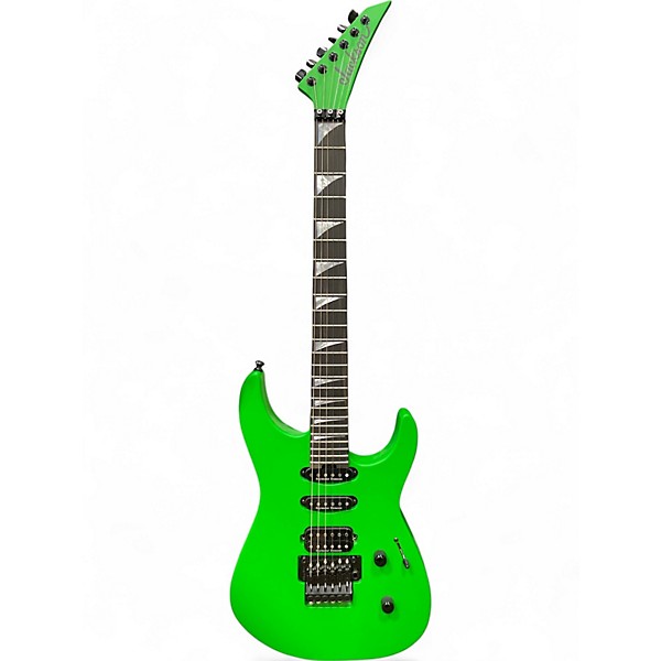 Used 2022 Jackson American Soloist SL3  Slime Green Solid Body Electric Guitar