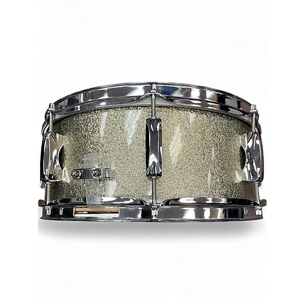 Used Pearl 14X5.5 EXR Snare Silver Sparkle Drum