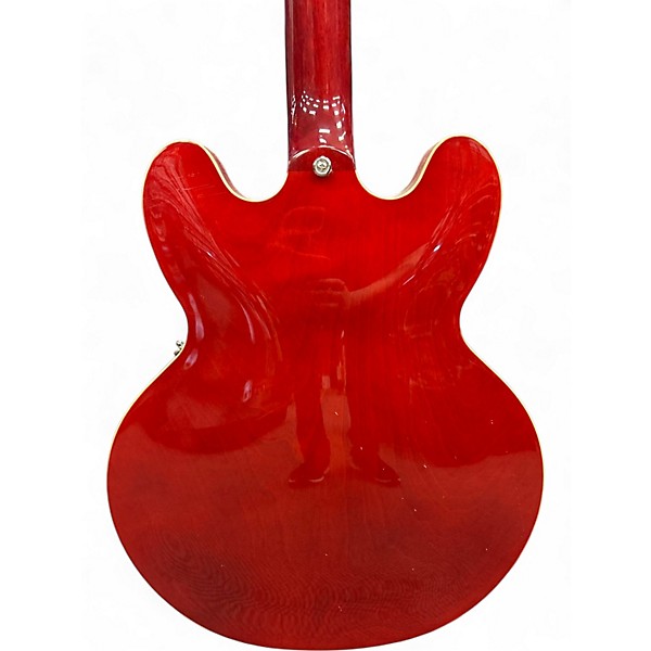 Used Epiphone ES335 Candy Apple Red Hollow Body Electric Guitar