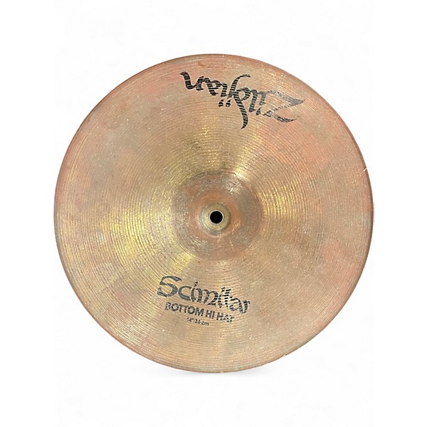 Used Zildjian 14in Scimitar Hi Hat Pair Cymbal