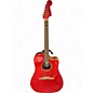Used Fender Redondo Classic Hot Rod Red Metallic Acoustic Electric Guitar thumbnail