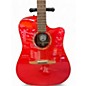 Used Fender Redondo Classic Hot Rod Red Metallic Acoustic Electric Guitar