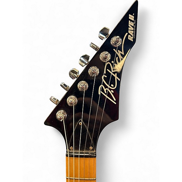 Used B.C. Rich RAVE II Candy Apple Red Solid Body Electric Guitar