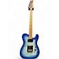 Used Schecter Guitar Research PT Pro Trans Blue Solid Body Electric Guitar thumbnail