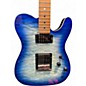 Used Schecter Guitar Research PT Pro Trans Blue Solid Body Electric Guitar