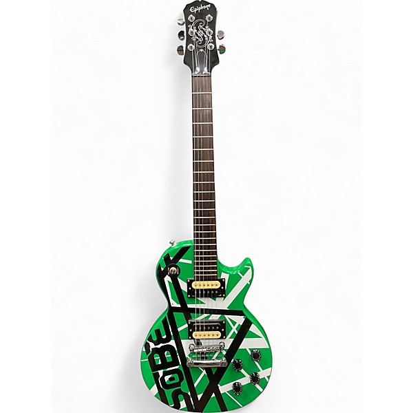 Used 2000s Epiphone SOBE LIMITED EDITION Green Solid Body Electric Guitar