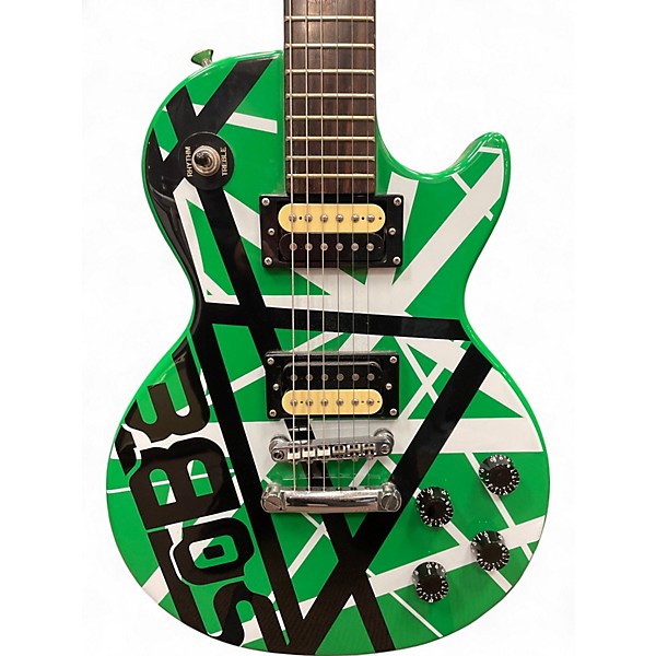 Used 2000s Epiphone SOBE LIMITED EDITION Green Solid Body Electric Guitar