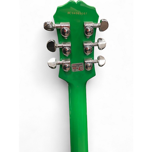 Used 2000s Epiphone SOBE LIMITED EDITION Green Solid Body Electric Guitar