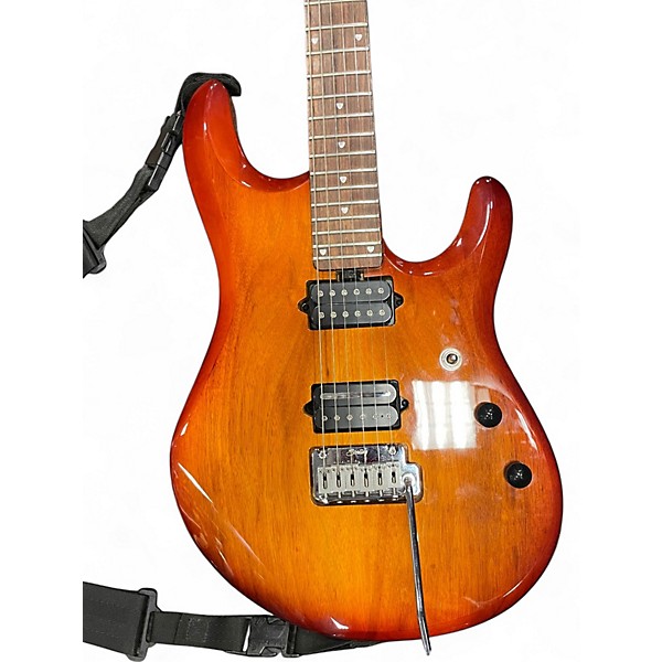 Used Sterling by Music Man jp100d koa Sienna Sunburst Solid Body Electric Guitar