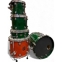 Used TAMA 5 Piece Starclassic Emerald Green Drum Kit