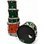 Used TAMA 5 Piece Starclassic Emerald Green Drum Kit