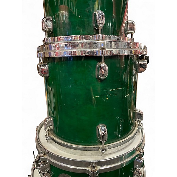 Used TAMA 5 Piece Starclassic Emerald Green Drum Kit
