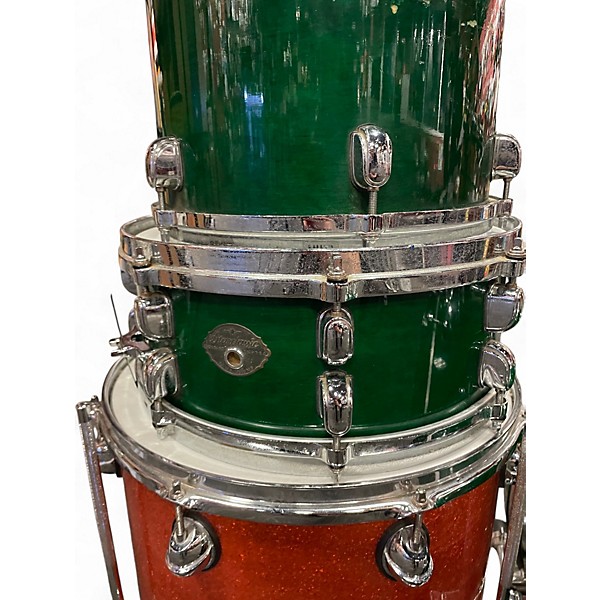 Used TAMA 5 Piece Starclassic Emerald Green Drum Kit