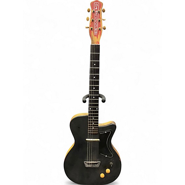 Used 1957 Danelectro 1957 u-1 refin Black Solid Body Electric Guitar