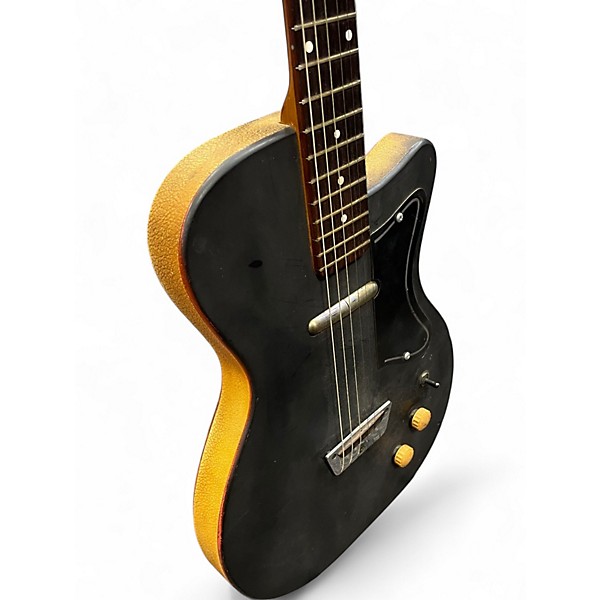 Used 1957 Danelectro 1957 u-1 refin Black Solid Body Electric Guitar