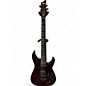 Used Schecter Guitar Research C1 FRS Silver Mountain Blood Moon Solid Body Electric Guitar thumbnail