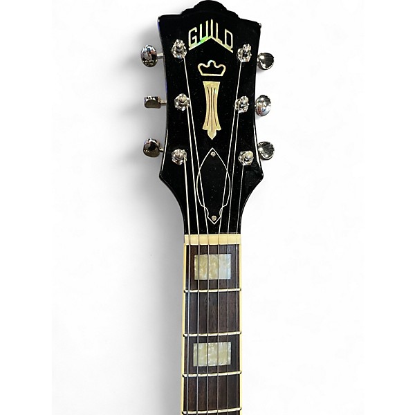 Used Guild A-150 Black Hollow Body Electric Guitar