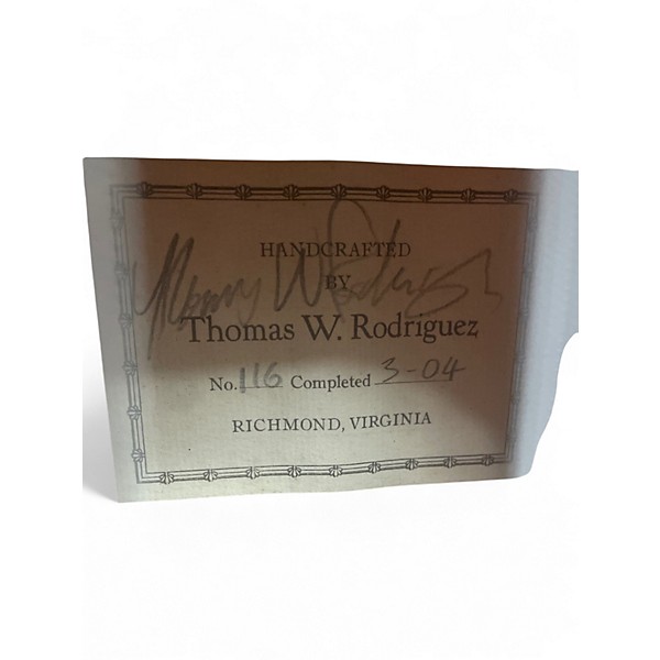 Used Thomas W Rodriguez Flamenco Natural Flamenco Guitar