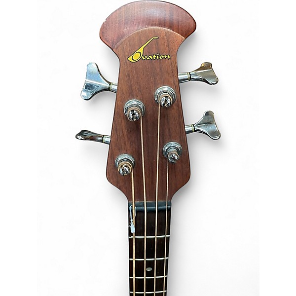 Used Ovation CC74 Black Acoustic Bass Guitar