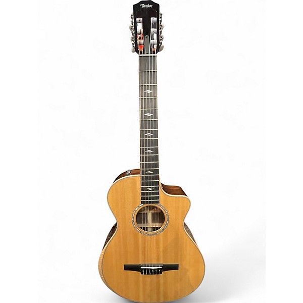 Used Taylor Custom GC Natural Classical Acoustic Electric Guitar