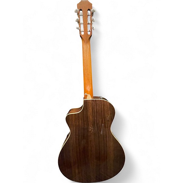 Used Taylor Custom GC Natural Classical Acoustic Electric Guitar