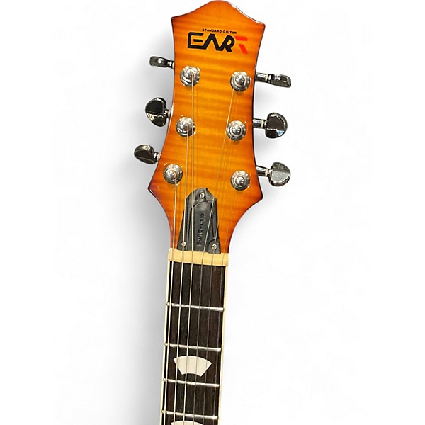 Used Earr LP style guitar 3 Tone Sunburst Solid Body Electric Guitar