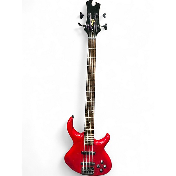 Used Tobias Toby Standard IV Trans Red Electric Bass Guitar