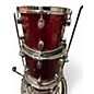 Used DW 4 Piece Performance Series Candy Apple Red Metallic Drum Kit