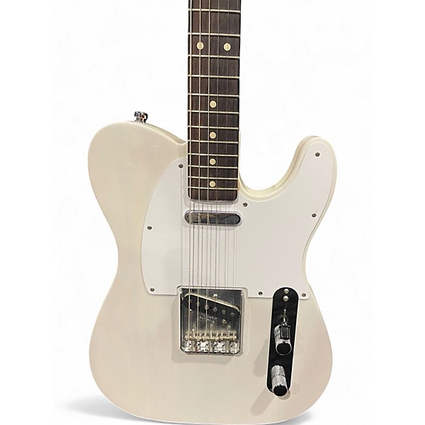 Used Fender Jimmy Page Mirror Telecaster white blonde Solid Body Electric Guitar