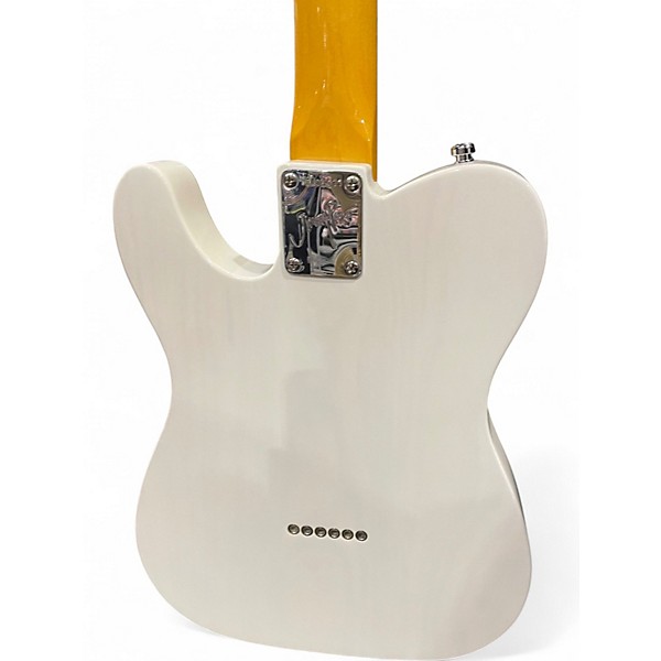 Used Fender Jimmy Page Mirror Telecaster white blonde Solid Body Electric Guitar
