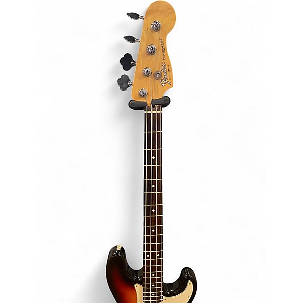 Used 2002 Fender Standard Precision Bass Brown Sunburst Electric Bass Guitar