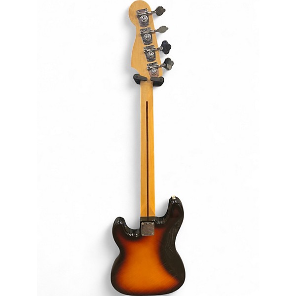 Used 2002 Fender Standard Precision Bass Brown Sunburst Electric Bass Guitar