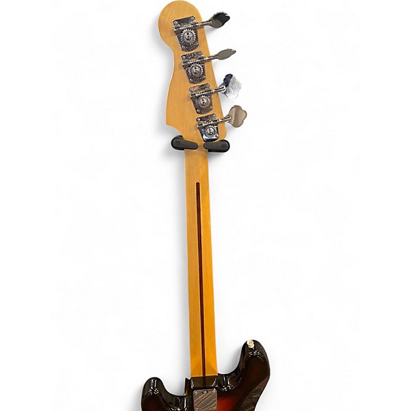 Used 2002 Fender Standard Precision Bass Brown Sunburst Electric Bass Guitar