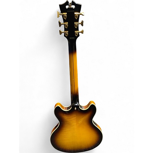 Used D'Angelico EX-DC/TP Sunburst Hollow Body Electric Guitar