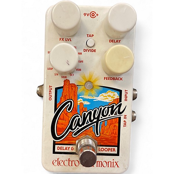 Used Electro-Harmonix Canyon Delay and Looper Effect Pedal