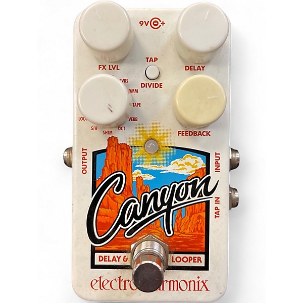 Used Electro-Harmonix Canyon Delay and Looper Effect Pedal