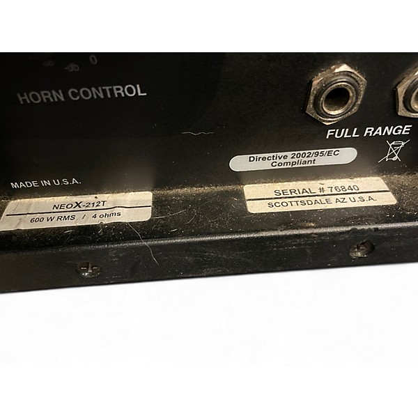 Used Genz Benz Neox-212T Bass Cabinet
