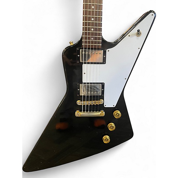 Vintage 1978 Gibson EXPLORER  B;LACK/WHITE Solid Body Electric Guitar