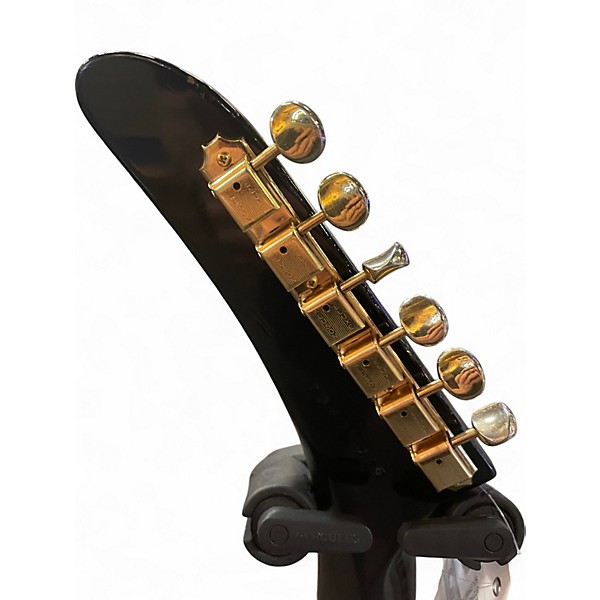 Vintage 1978 Gibson EXPLORER  B;LACK/WHITE Solid Body Electric Guitar