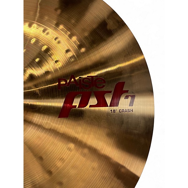Used Paiste 18in PST7 Crash Cymbal