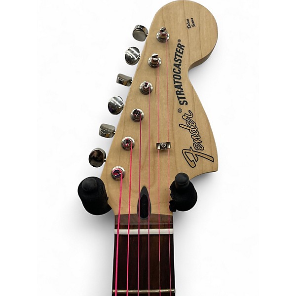 Used Fender Tom Delonge Signature Stratocaster Blue Solid Body Electric Guitar