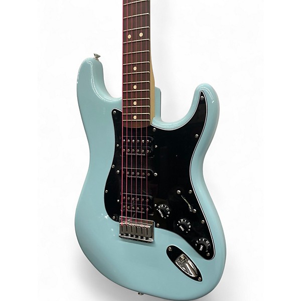 Used Fender Tom Delonge Signature Stratocaster Blue Solid Body Electric Guitar