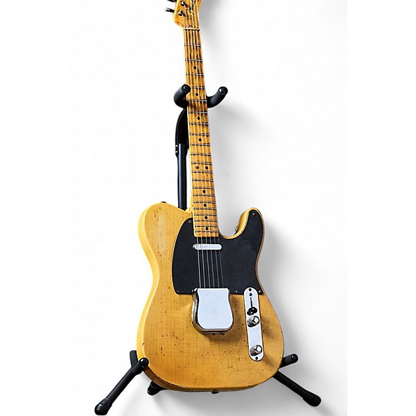 Vintage 1952 Fender Telecaster Blonde Solid Body Electric Guitar