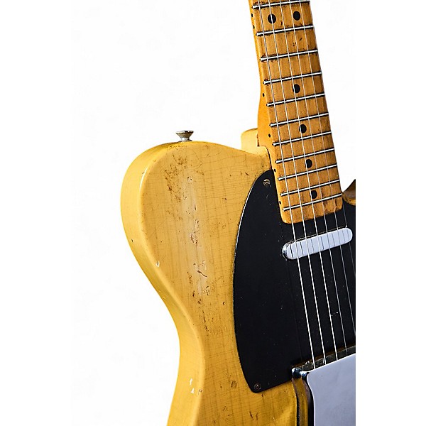 Vintage 1952 Fender Telecaster Blonde Solid Body Electric Guitar