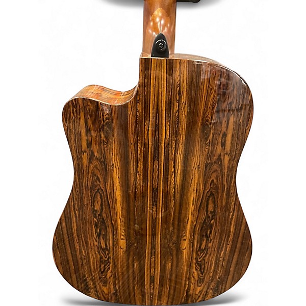 Used Lag Guitars TRAMONTANE THV30DCE Natural Acoustic Electric Guitar