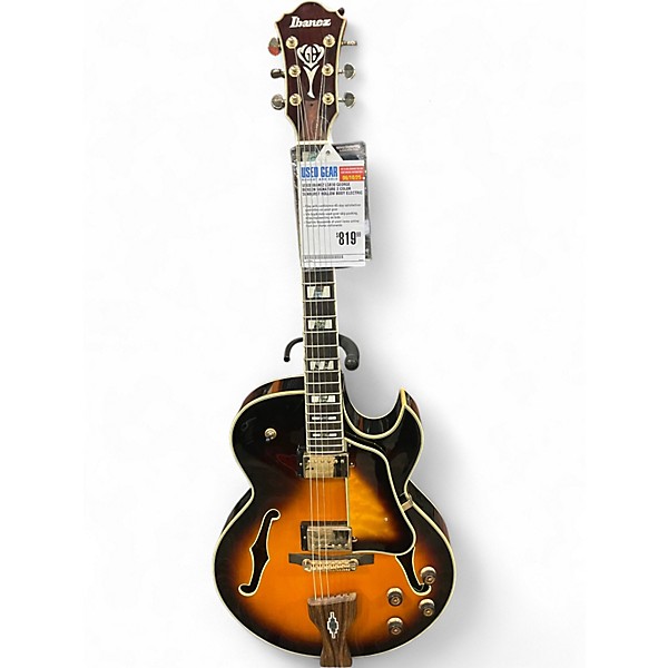 Used Ibanez LGB30 George Benson Signature 2 Color Sunburst Hollow Body Electric Guitar