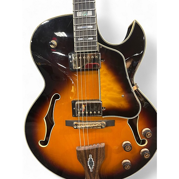 Used Ibanez LGB30 George Benson Signature 2 Color Sunburst Hollow Body Electric Guitar