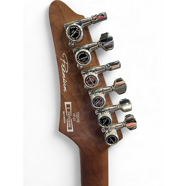 Used Ibanez TOD10 Silver Solid Body Electric Guitar